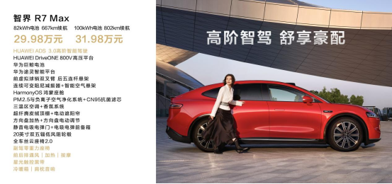 鴻蒙智行首款轎跑SUV智界R7正式上市！建議零售價 25.98萬元起（改）3866